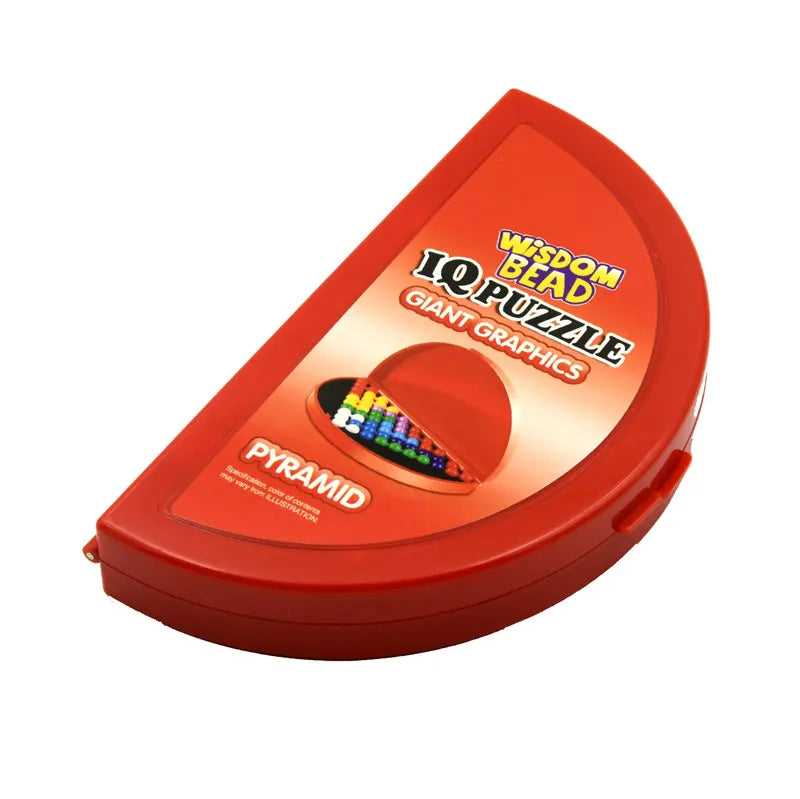 180 Challenges IQ 3D Puzzle Board Game Classic Pyramid Plate Pearl Logical Mind