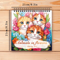 Premium Spiral Coloring Book for Women - 30 Sheets, 8.3 x 8.3 in (Adults)