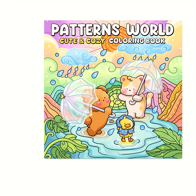 Premium Cat's Daily Life Coloring Book for Adults (28 Pages)