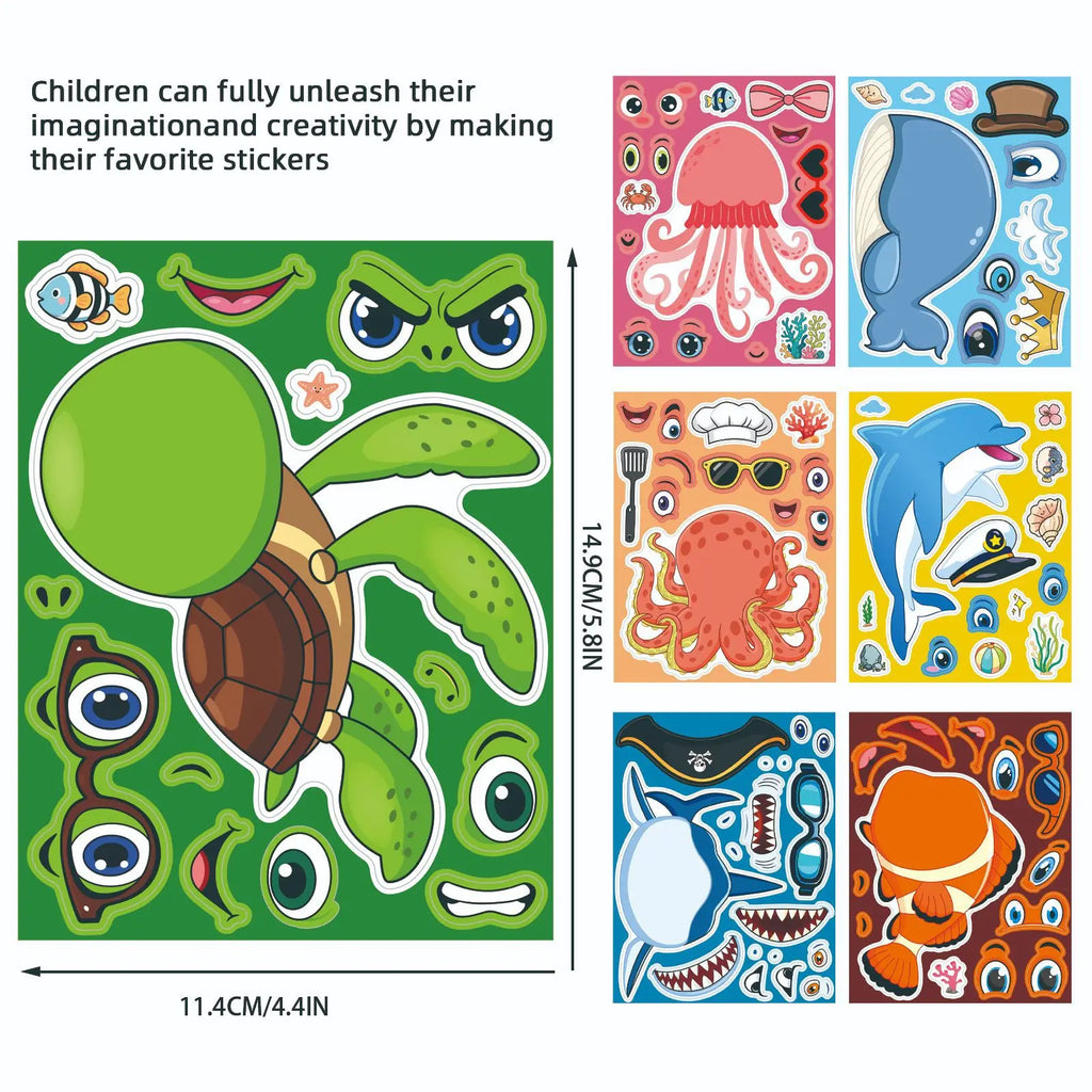 Premium DIY Sticker Craft Kit - DIY Craft Set, Ages 6+ (Creative Play)