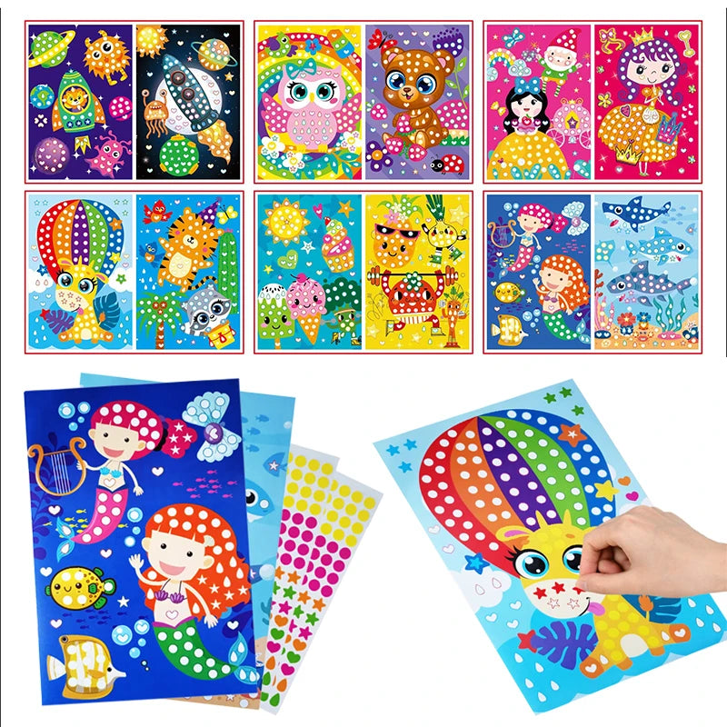 Premium Kids Diamond Painting Kit - DIY Gem Art Craft Set for Kids, Ages 3+