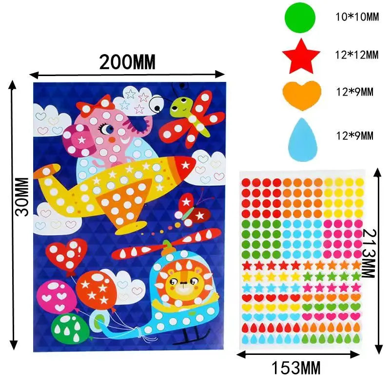 Premium Kids Diamond Painting Kit - DIY Gem Art Craft Set for Kids, Ages 3+