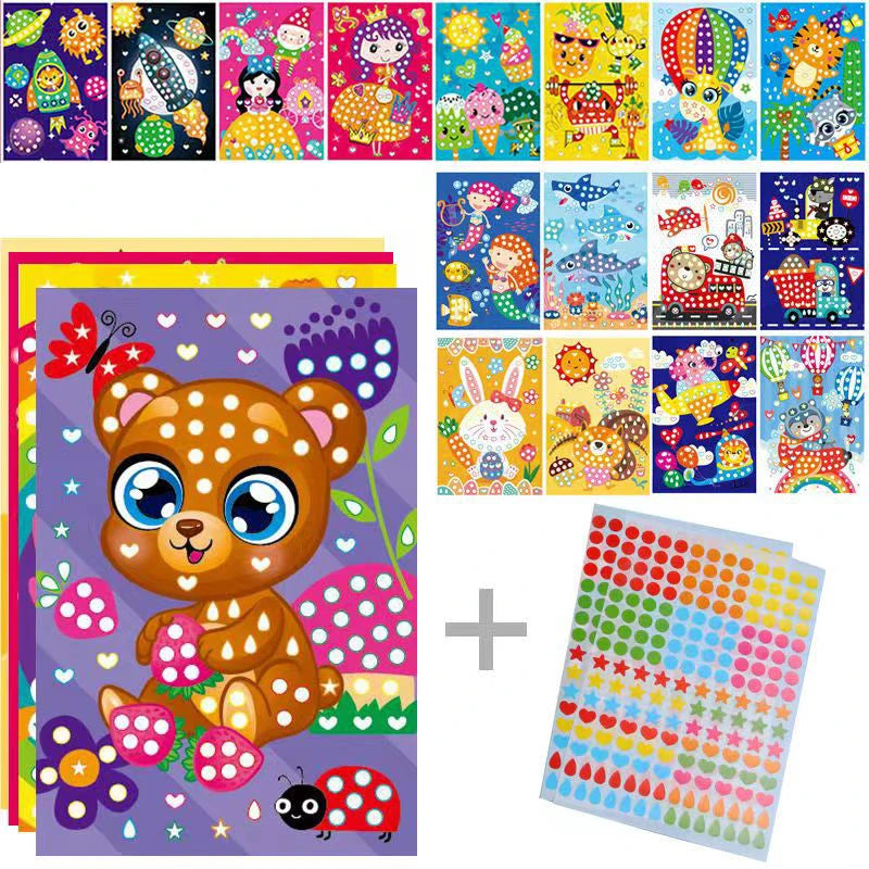 Premium Kids Diamond Painting Kit - DIY Gem Art Craft Set for Kids, Ages 3+