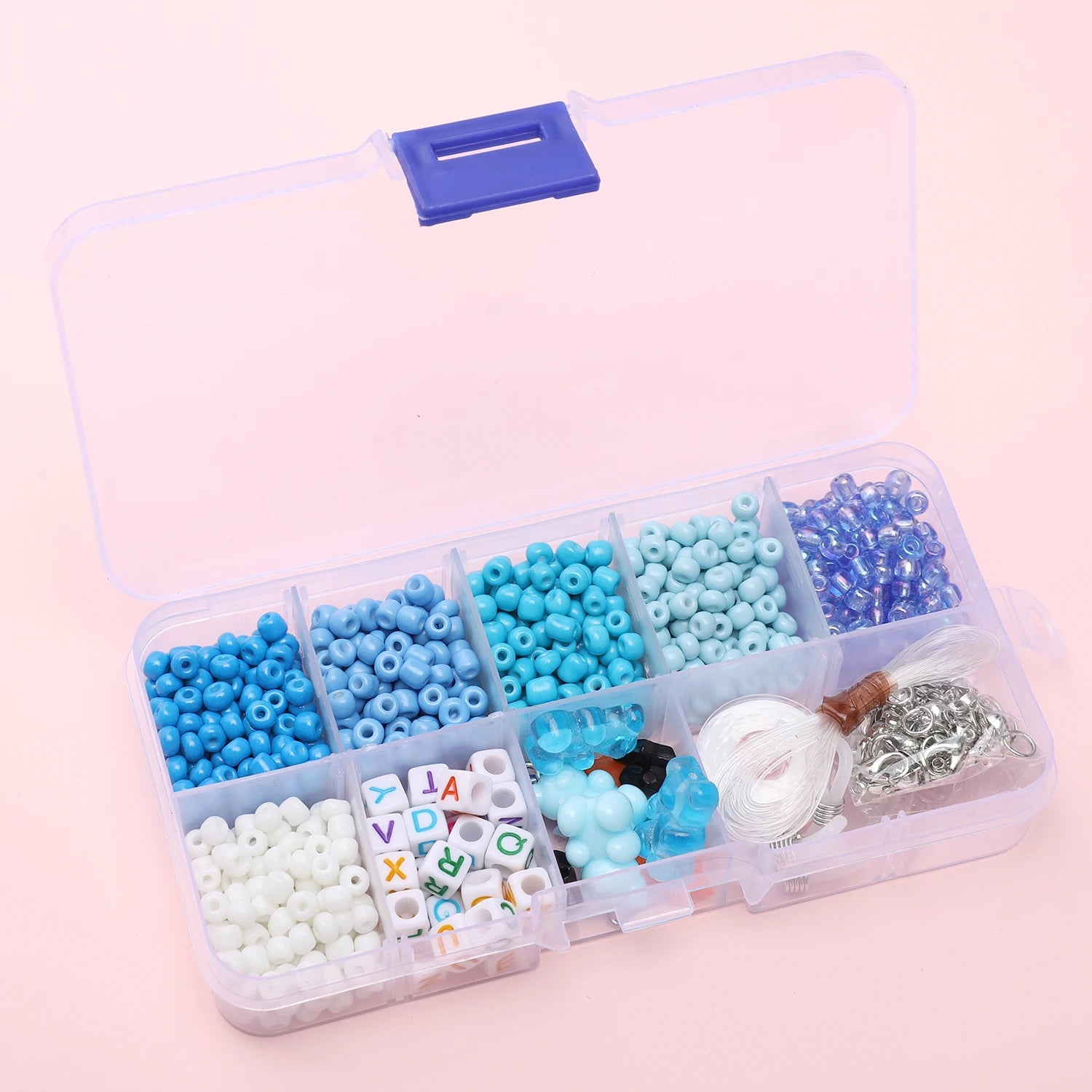 DIY Beaded Jewelry Kit | Glass Beads & Charms Set