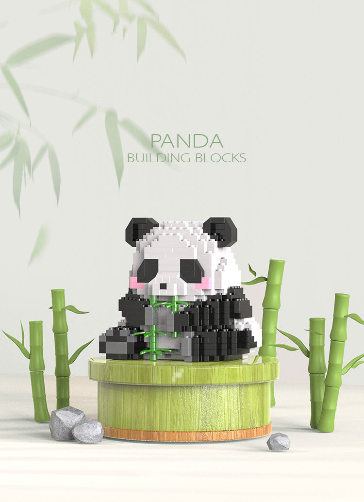 Premium Mini Panda Building Block Kit (DIY Model)