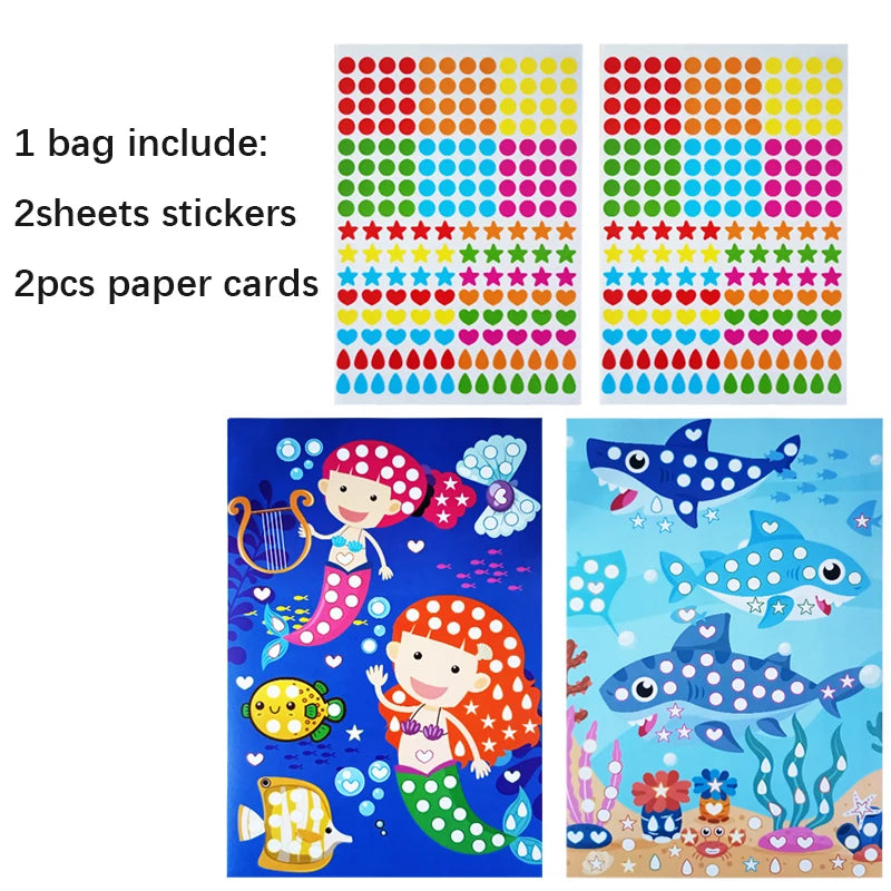 Premium Kids Diamond Painting Kit - DIY Gem Art Craft Set for Kids, Ages 3+