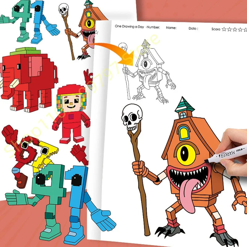Premium 67-Piece Kids Coloring & Drawing Book Set - Activity Pack, Ages 6+