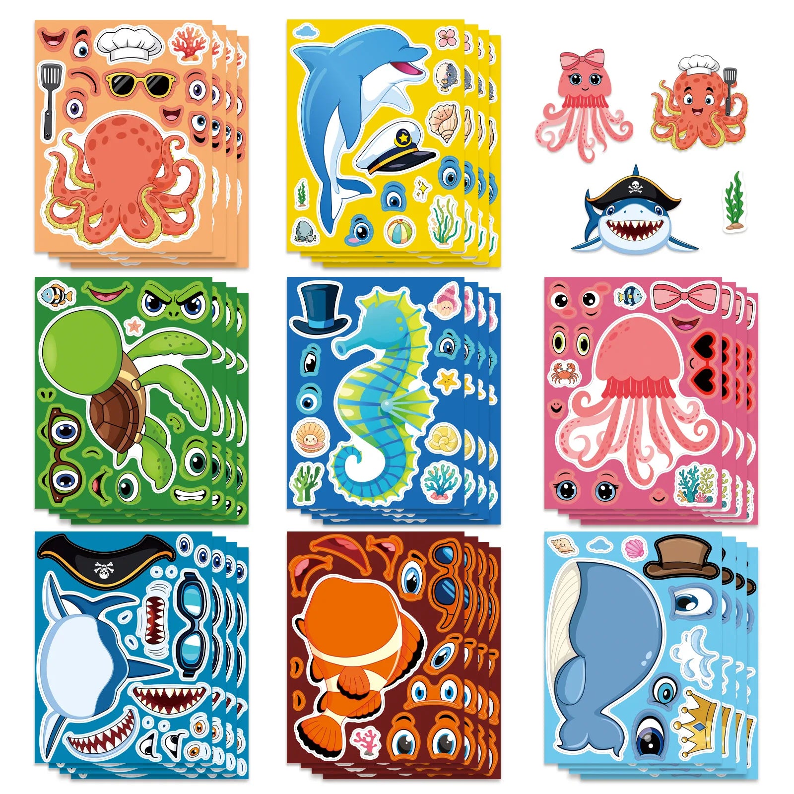 Premium DIY Sticker Craft Kit - DIY Craft Set, Ages 6+ (Creative Play)
