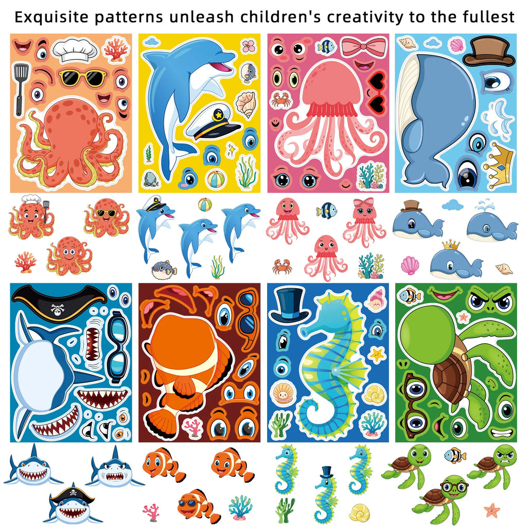 Premium DIY Sticker Craft Kit - DIY Craft Set, Ages 6+ (Creative Play)