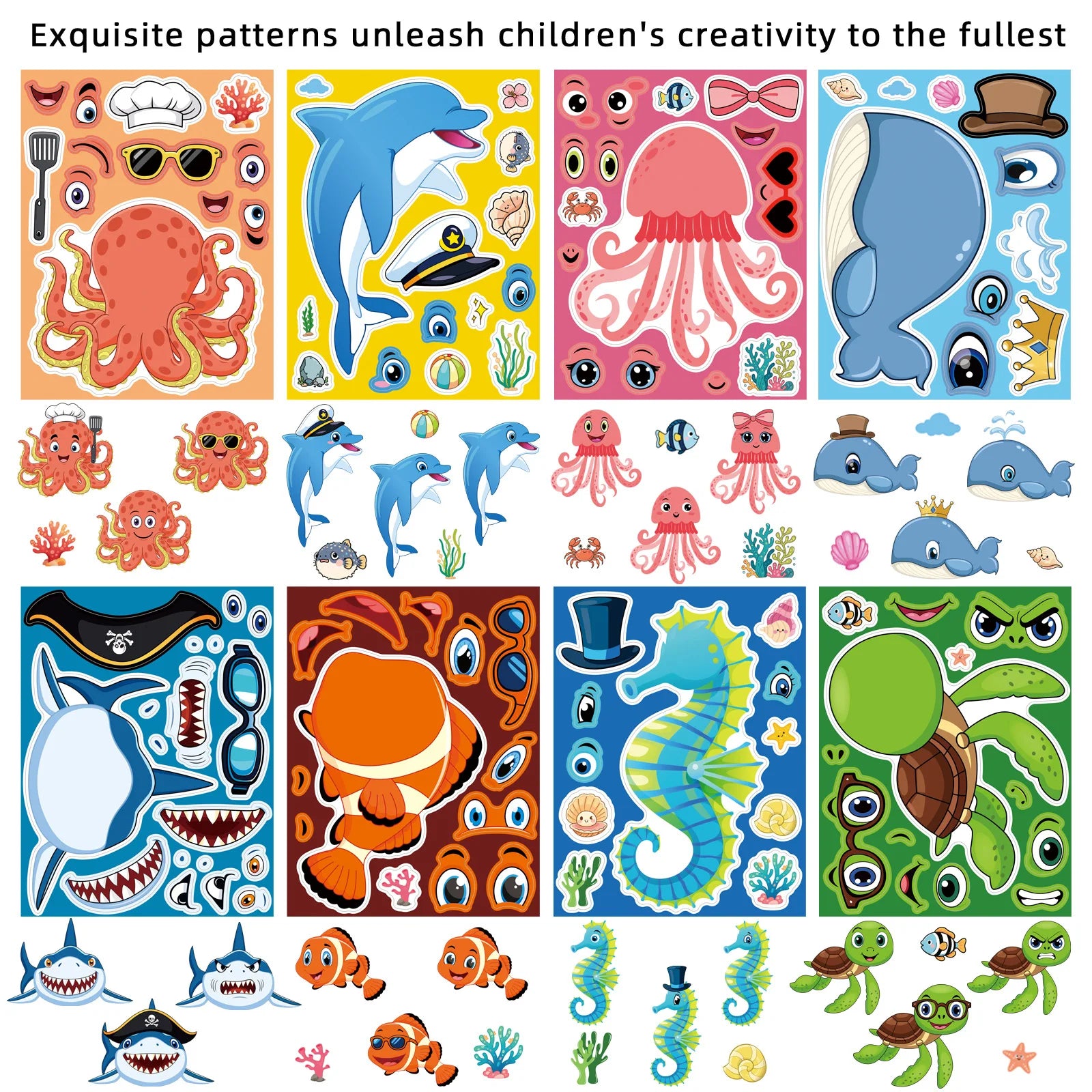 Premium DIY Sticker Craft Kit - DIY Craft Set, Ages 6+ (Creative Play)