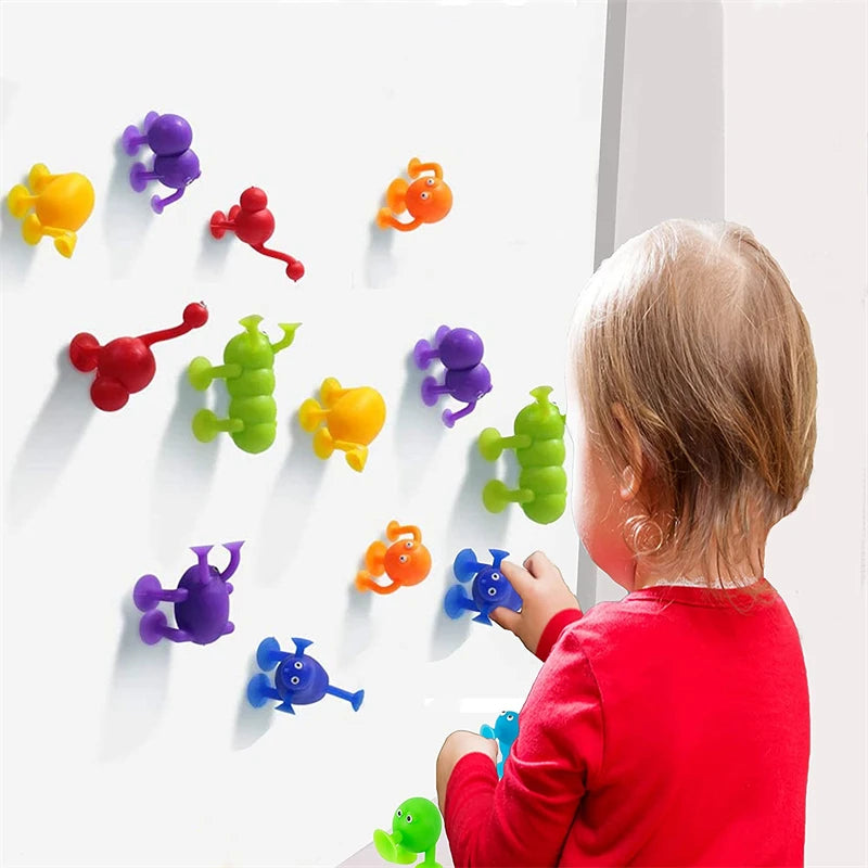 Premium Silicone Sucker Building Blocks Set - STEM Construction Toy, Ages 3+