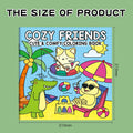 Premium Cozy Friends Coloring Book for Kids - Cute & Comfy Art Pages, Ages 6+