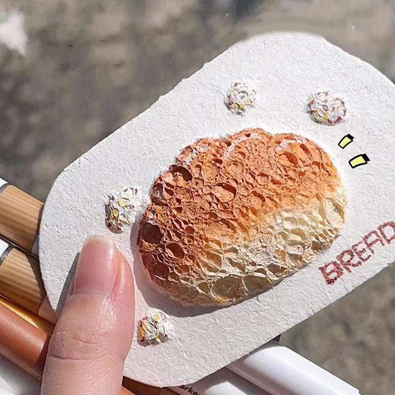 10pcs Magic 3D Art Drawing Paper Foam Texture Painting Paper Puffy Textu