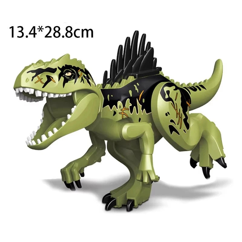 Premium Jurassic Dinosaur Building Blocks Set - Giganotosaurus Model, Ages 6+
