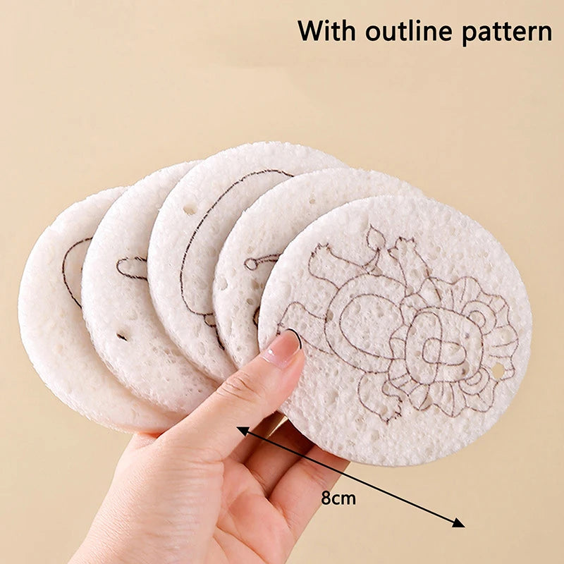 10pcs Magic 3D Art Drawing Paper Foam Texture Painting Paper Puffy Textu