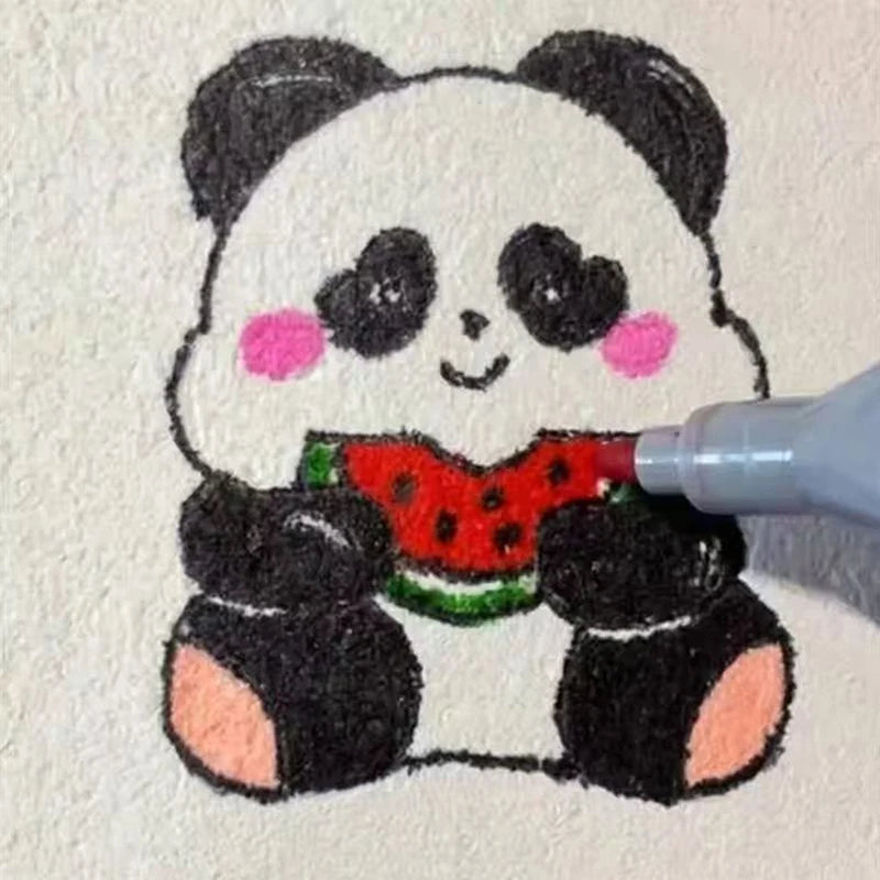 10pcs Magic 3D Art Drawing Paper Foam Texture Painting Paper Puffy Textu