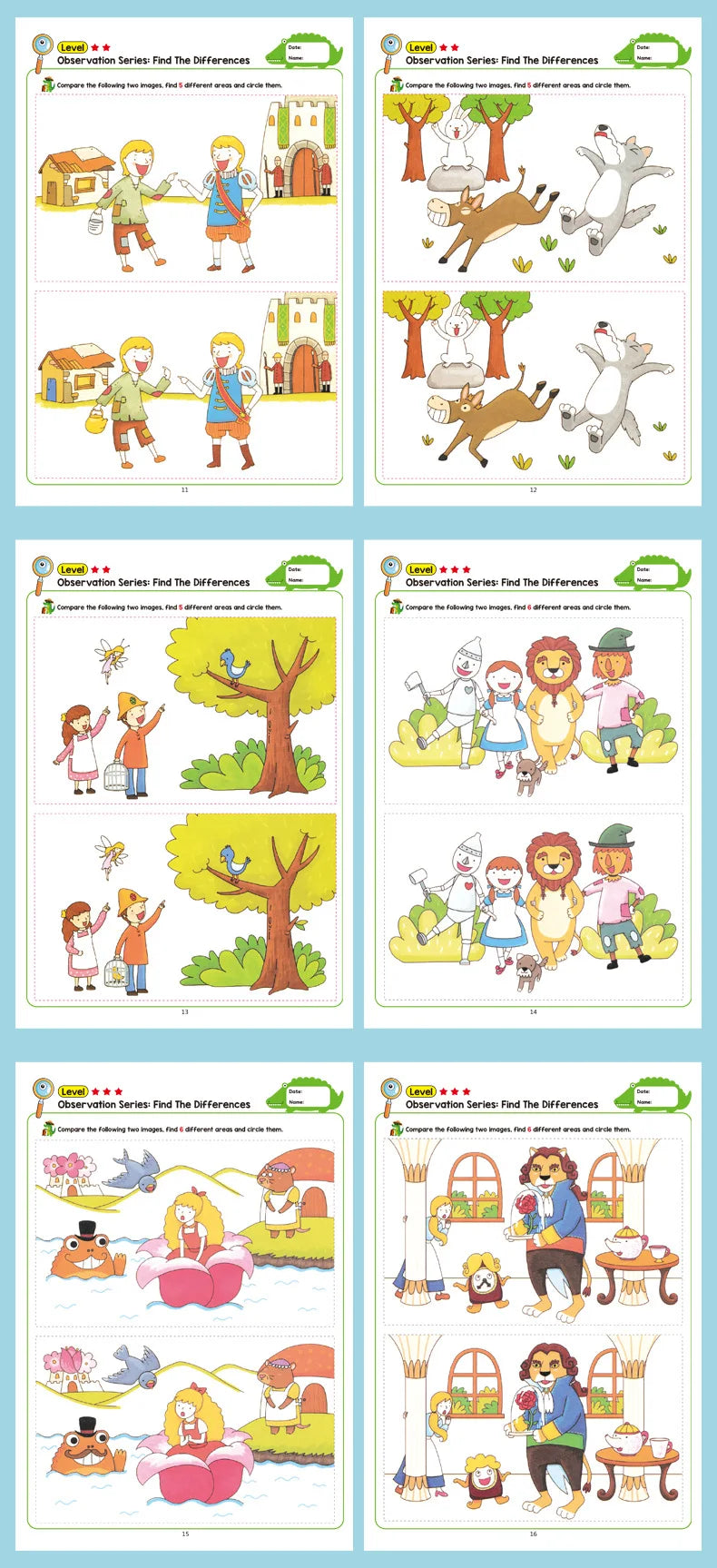 Find-the-Difference Puzzle Book for Kids (Visual Focus)