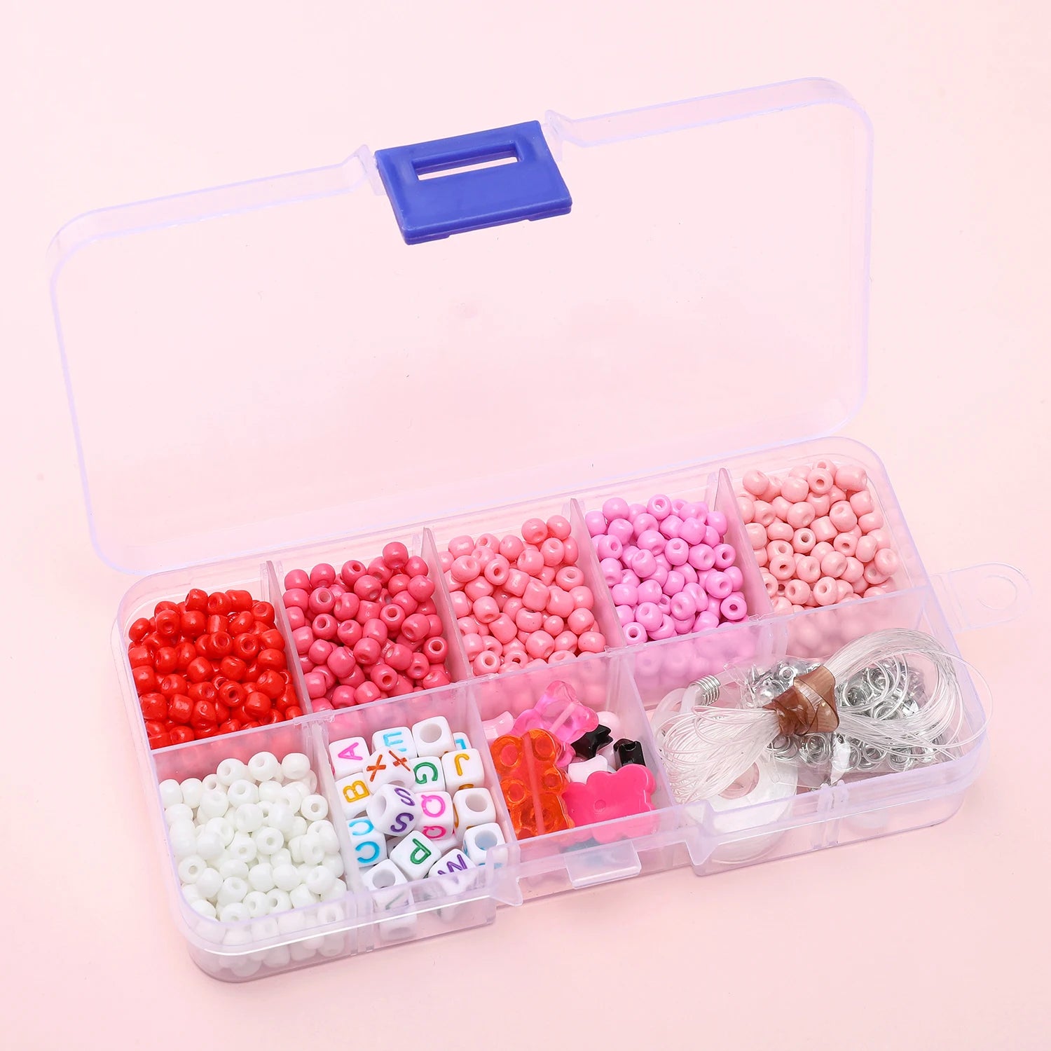 DIY Beaded Jewelry Kit | Glass Beads & Charms Set