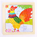 Wooden Dinosaur & Vehicle 3D Puzzle Set for Kids