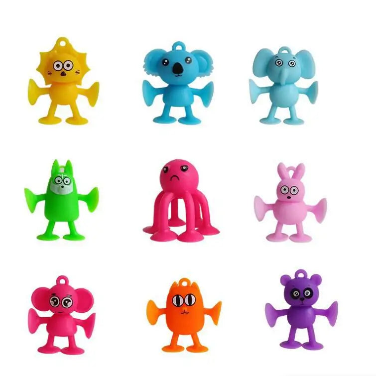 Premium Silicone Sucker Building Blocks Set - STEM Construction Toy, Ages 3+