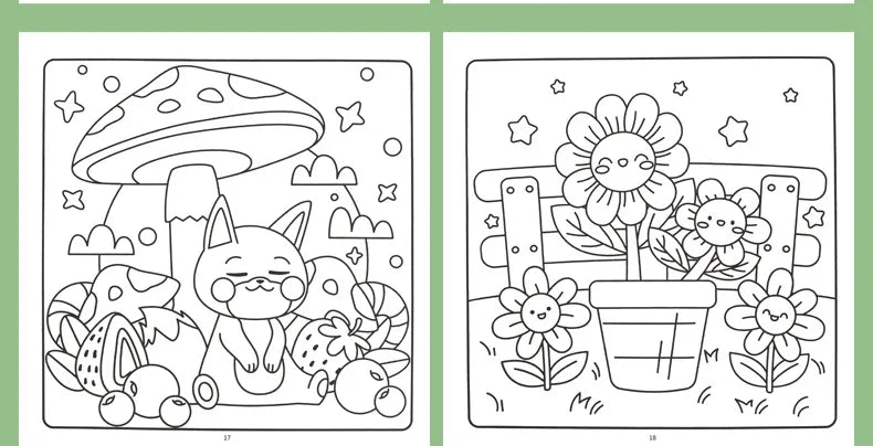 Premium Cozy Friends Coloring Book for Kids - Cute & Comfy Art Pages, Ages 6+