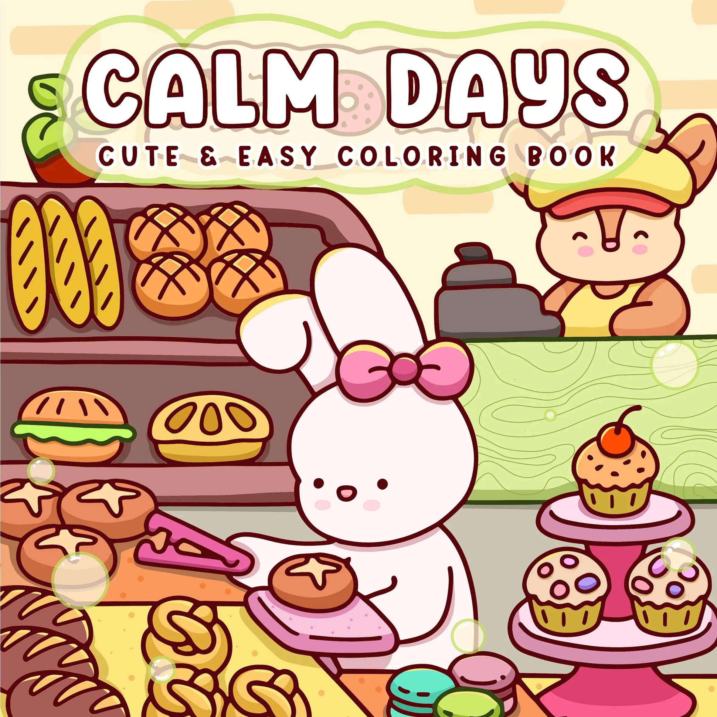Premium Bold & Easy Patterns Coloring Book for Adults - Calm Days Edition