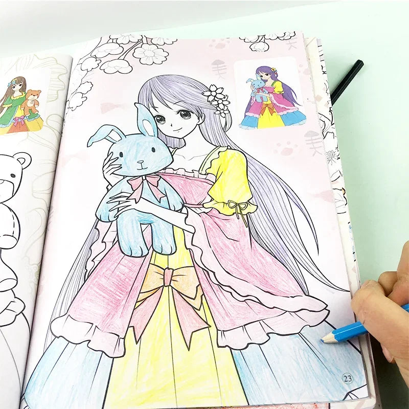 Premium Kids Coloring Book - Cozy Cute Art Pages for Beginners, Ages 6+