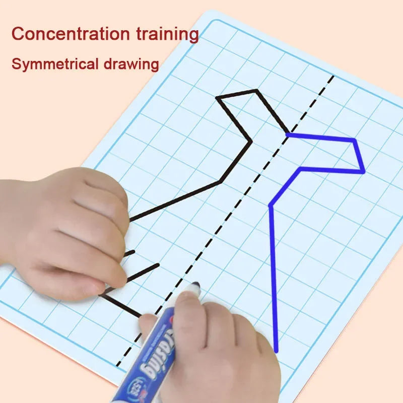 Premium Creative Lattice Symmetrical Drawing Toddler Fine Motor - Ages 3+