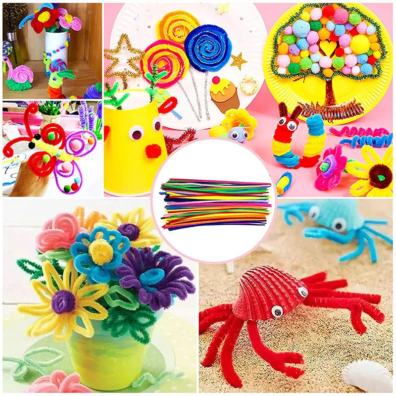 Premium Colorful Craft Kit for Kids DIY Toys Puzzle Handicraft Toys Variety Craf