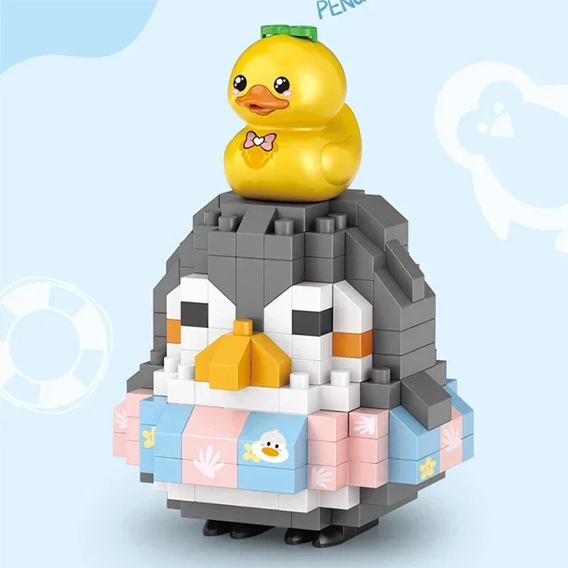 Premium Cute Animal Building Blocks DIY Cartoon Puppy Pet Cat Assembling Bricks