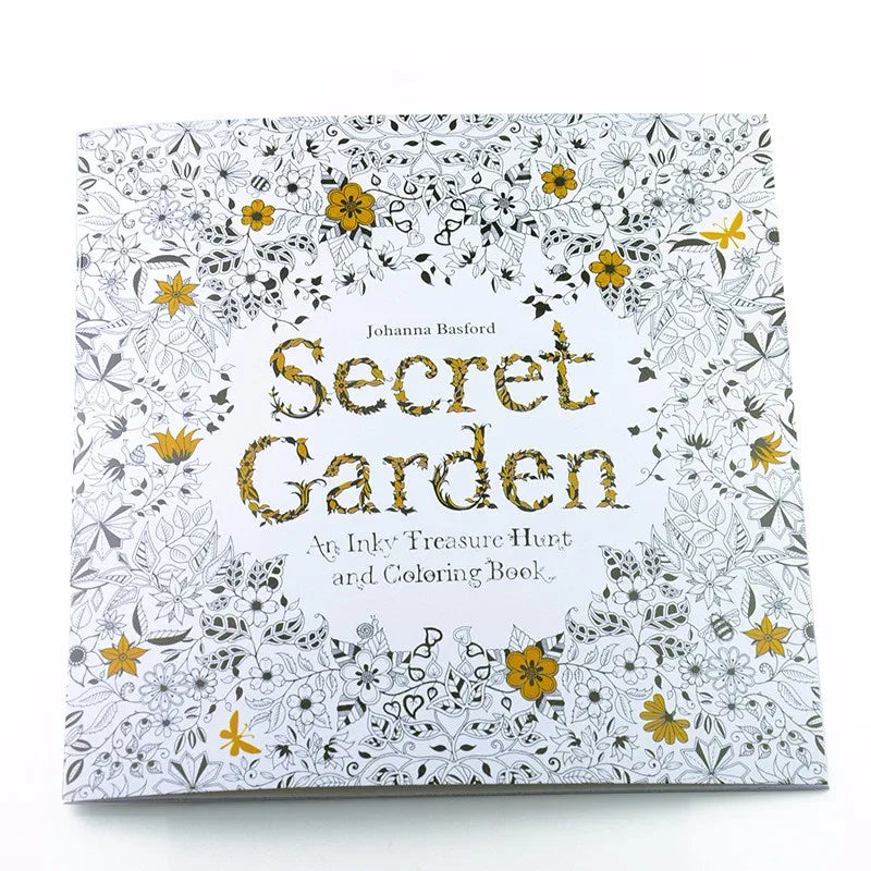 Premium 24 Pages Coloring Book for Children Adult Relieve Stress Kill Time DIY P