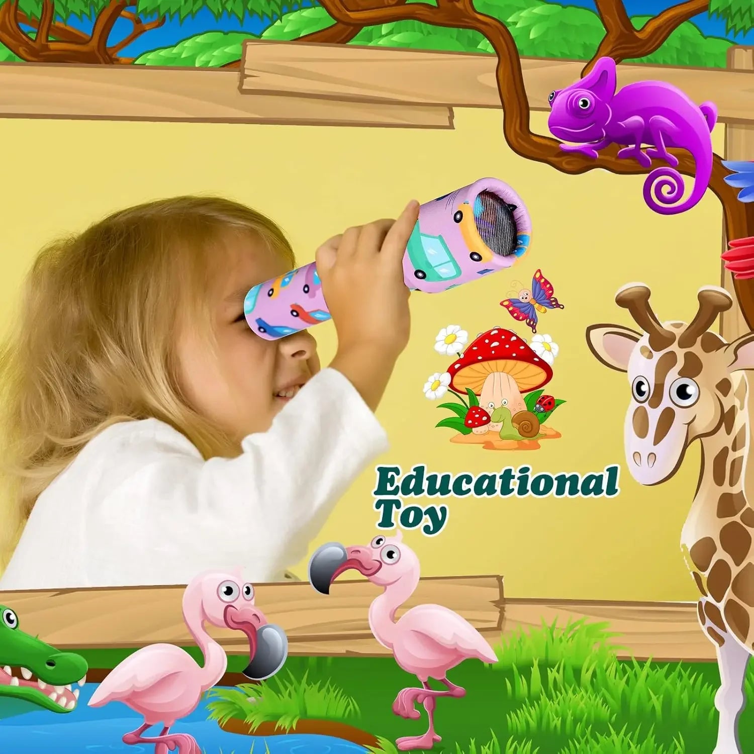 Classic Cardboard Kaleidoscope Toy for Kids