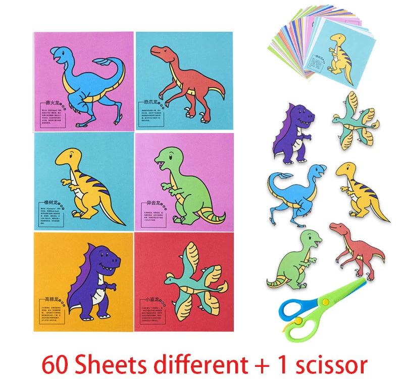 Premium 49-91pcs Learn Scissor Skills Cut Paper Craft Toys Safety Scissors Presc