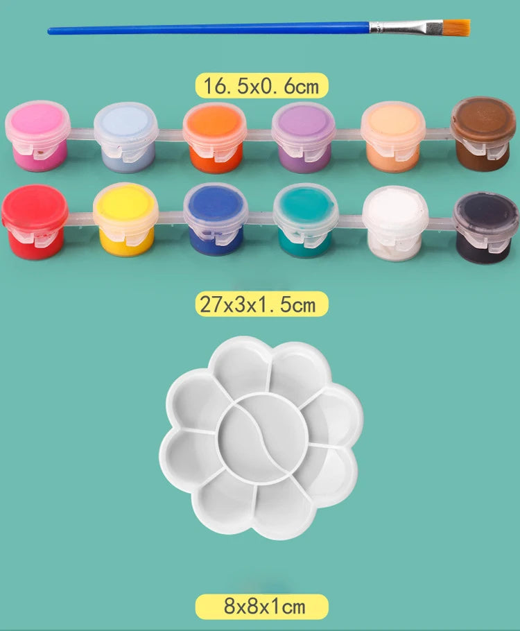 Premium 6/8Pcs DIY Painted Graffiti Dinosaur White Embryo Animals Model Children