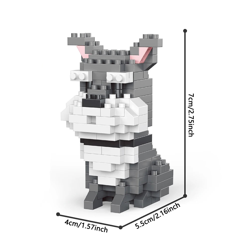 Premium Micro Mini Building Blocks Toys Dog Squad Provides Children With Fun Bui