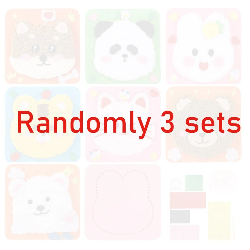 Beginner Kids Sewing Kit with Felt Animal Projects