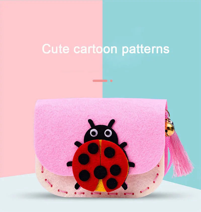 Premium Cartoon Animal Sewing Kit - DIY Threading Dolls Craft Set, Ages 6+