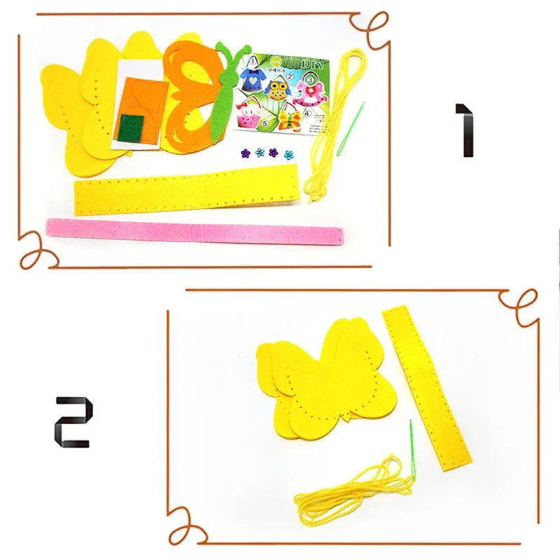 Premium DIY Bag Making Kit - Kids Sewing Craft Set, Ages 3+ (Creative Play)