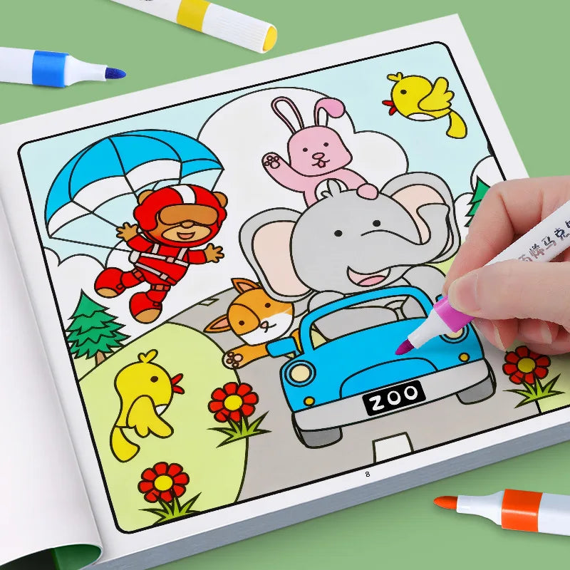 Premium Cozy Friends Coloring Book for Kids - Cute & Comfy Art Pages, Ages 6+