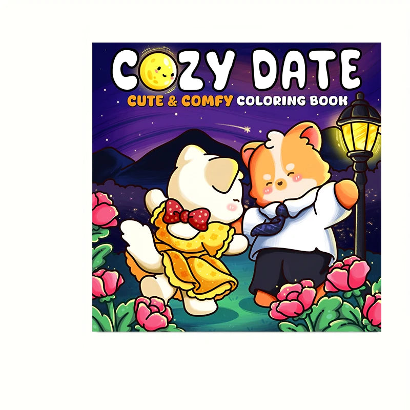 Premium Cat's Daily Life Coloring Book for Adults (28 Pages)