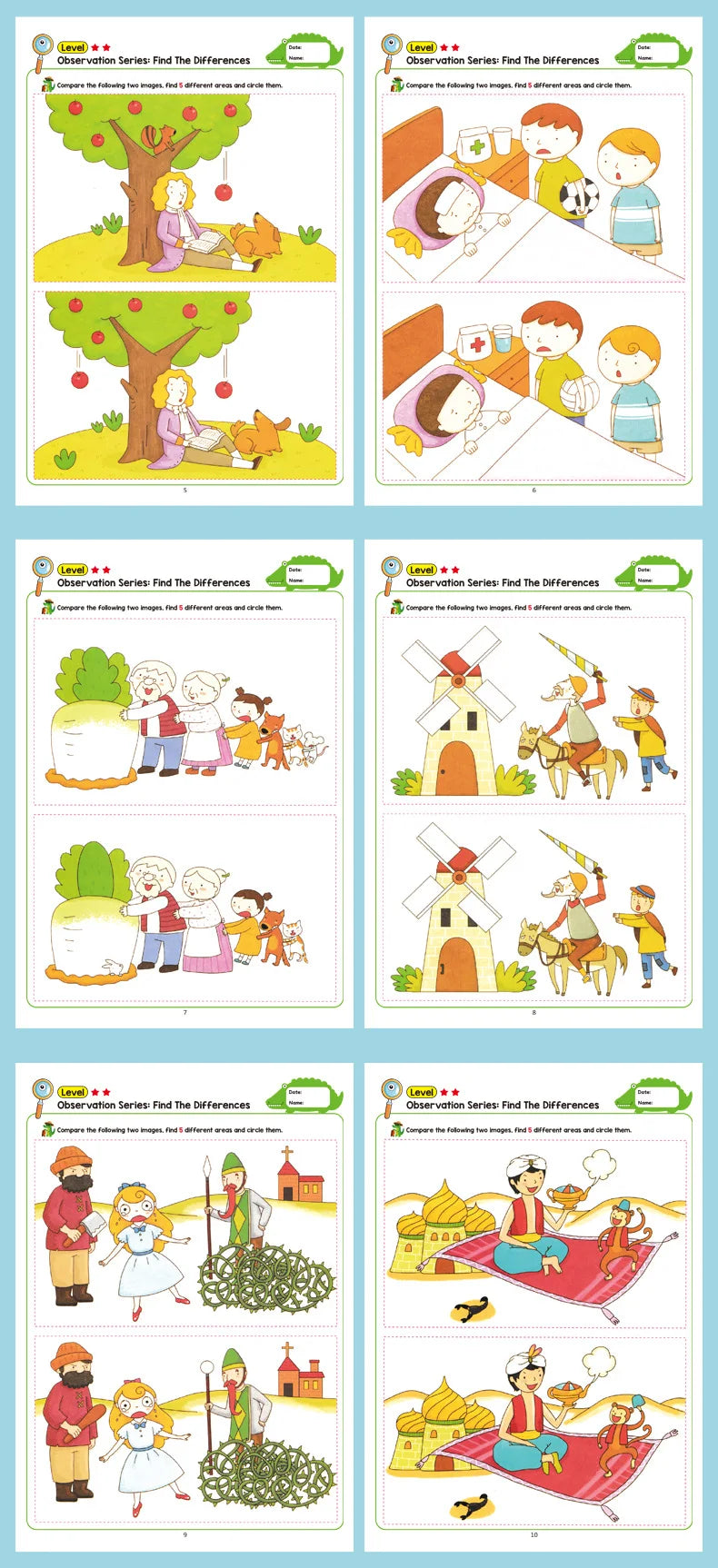Find-the-Difference Puzzle Book for Kids (Visual Focus)