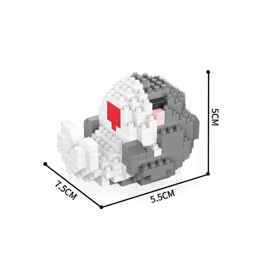 Premium KNEW BUILT Clownfish Whale Seahorse Shark Oceanic Micro Mini Building Bl