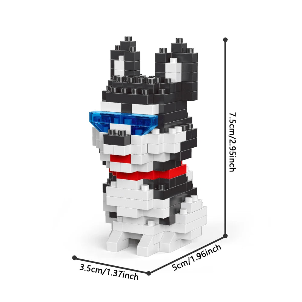 Premium Micro Mini Building Blocks Toys Dog Squad Provides Children With Fun Bui