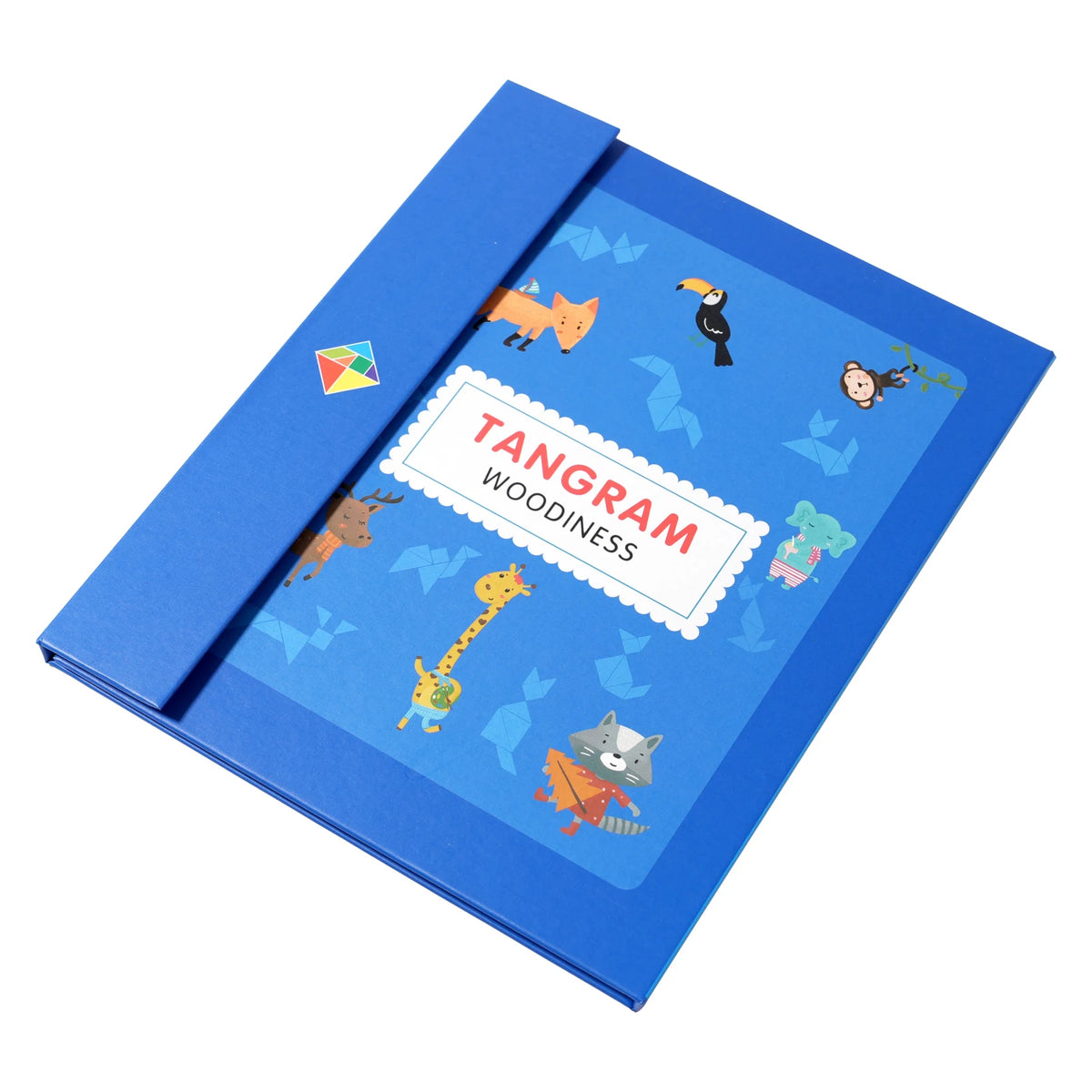 Premium Magnetic Wooden Tangram Block Puzzle Game for Kids - Montessori Educatio
