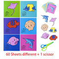 Premium 49-91pcs Learn Scissor Skills Cut Paper Craft Toys Safety Scissors Presc