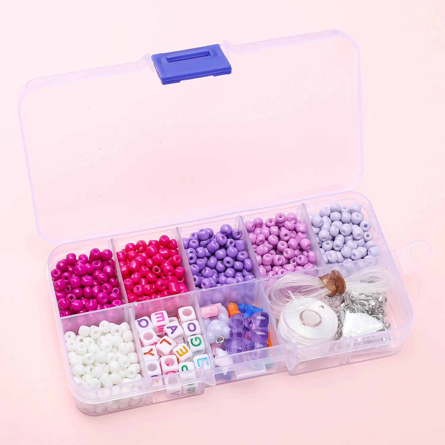 DIY Beaded Jewelry Kit | Glass Beads & Charms Set