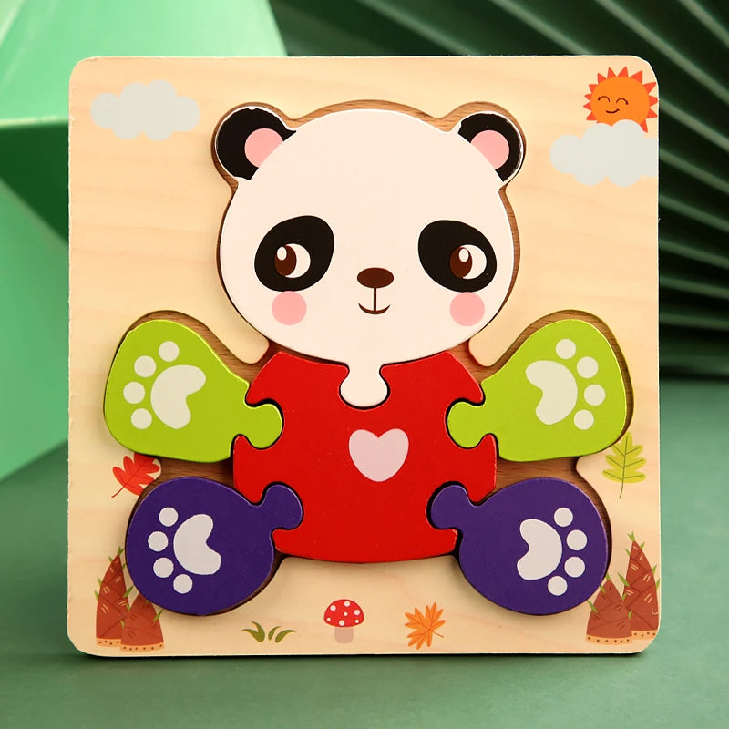 Wooden Color & Shape Matching Puzzle for Kids