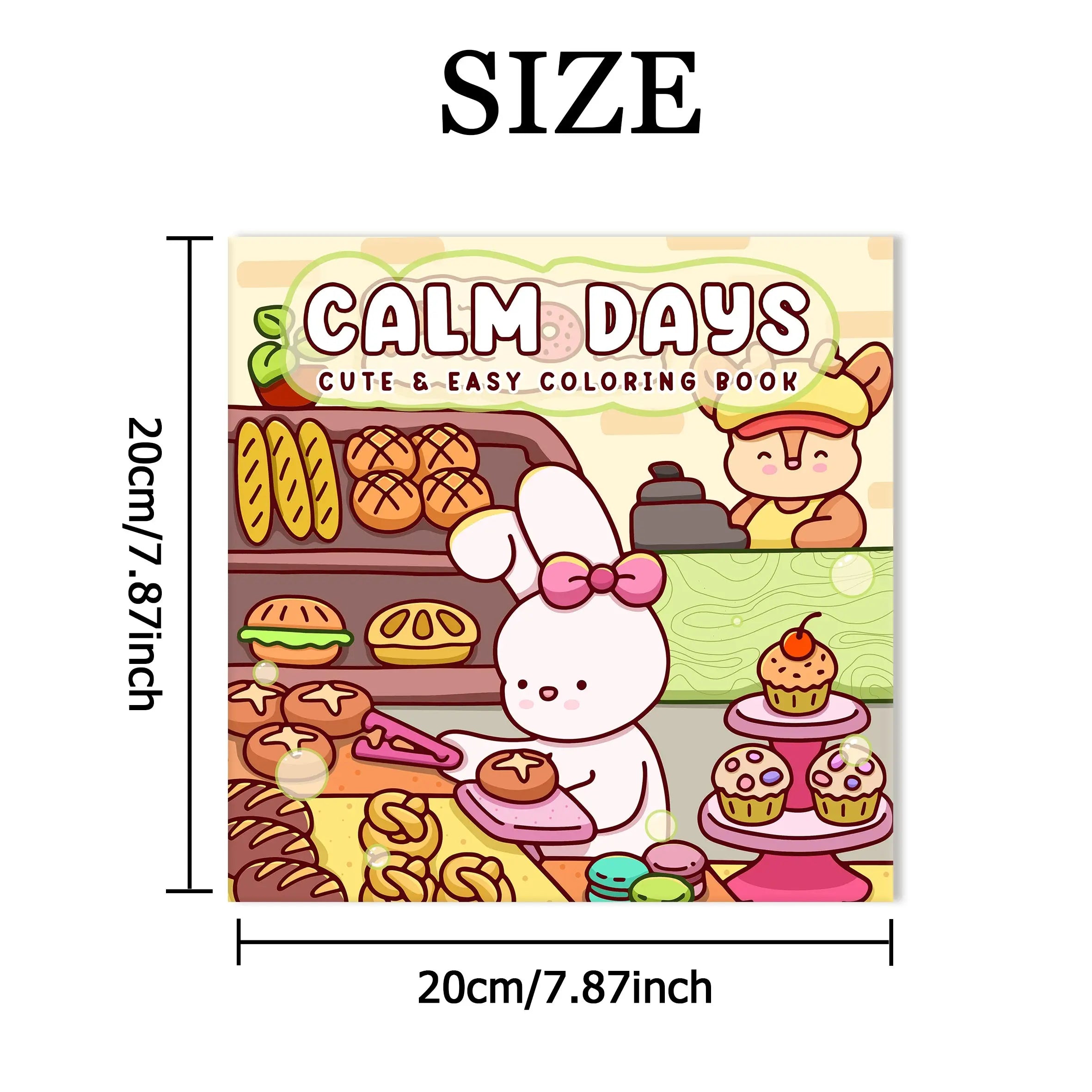 Premium Bold & Easy Patterns Coloring Book for Adults - Calm Days Edition