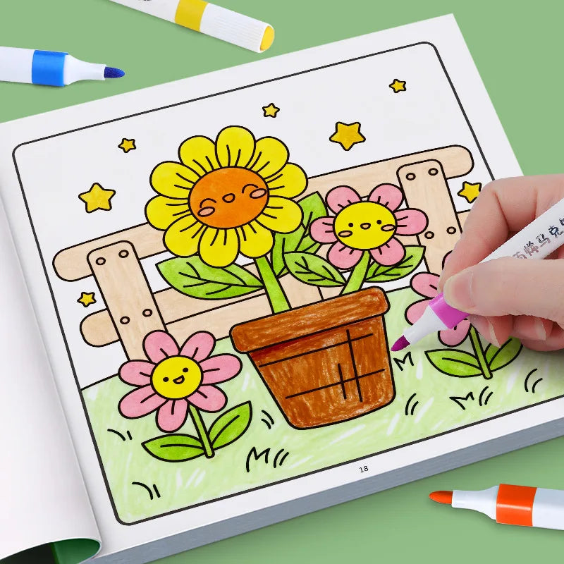Premium Cozy Friends Coloring Book for Kids - Cute & Comfy Art Pages, Ages 6+