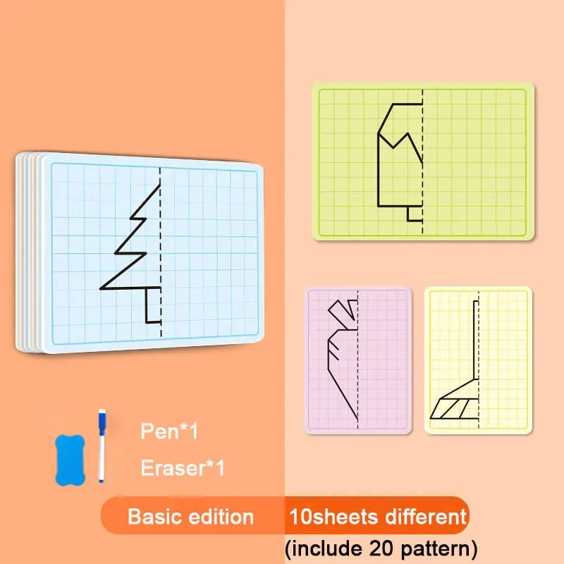 Premium Creative Lattice Symmetrical Drawing Toddler Fine Motor - Ages 3+